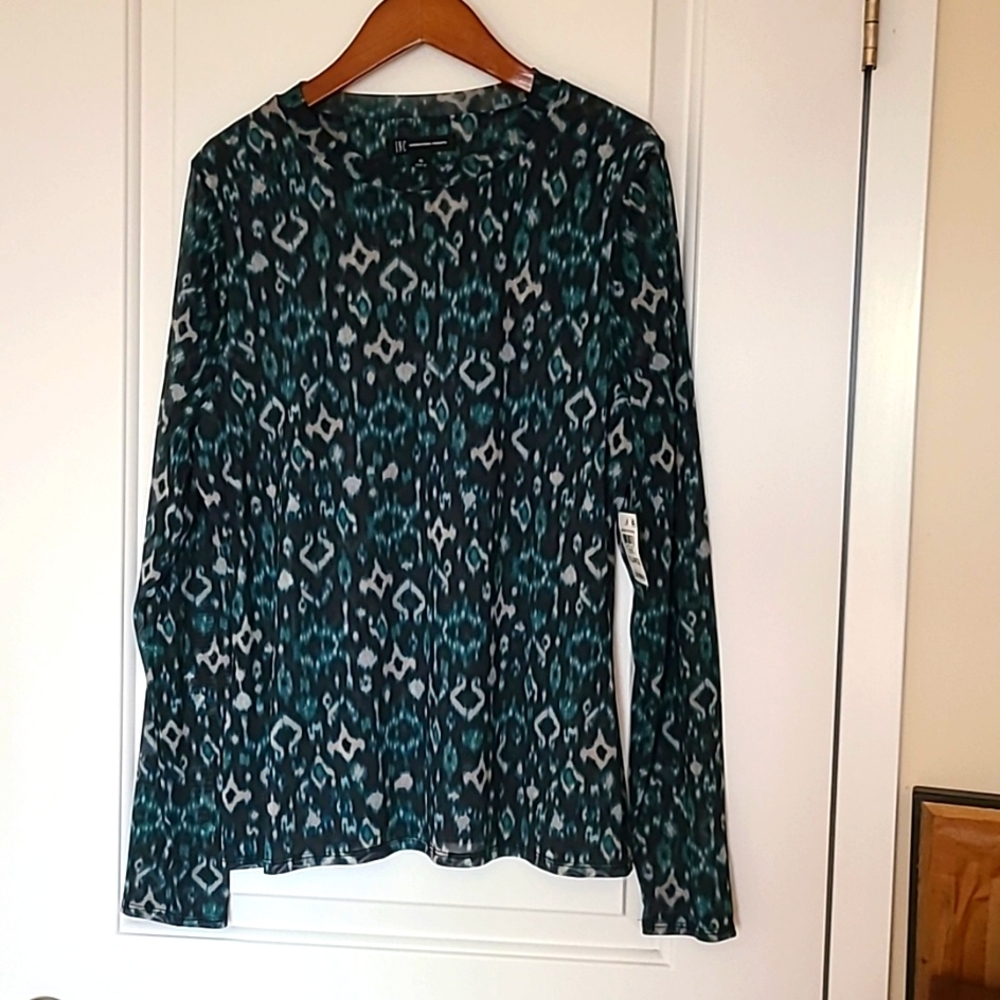 INC Mesh Top XL New